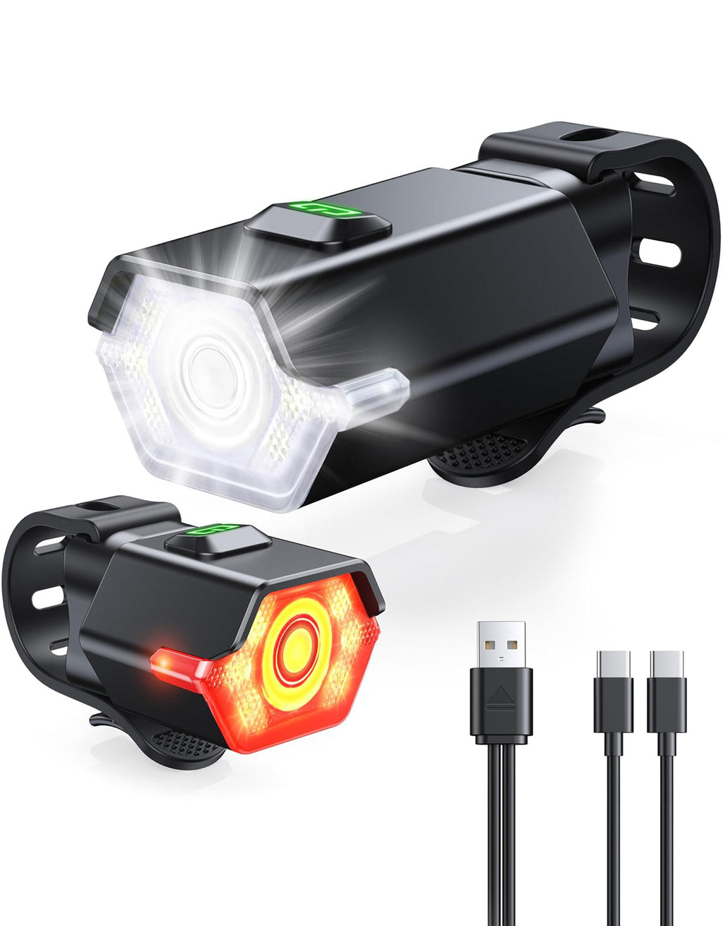 Zewdov 1000 Lumens Super Bright Bike Lights for Night Riding