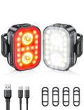 Bike Lights, Ultra-Slim & Lightweight Rechargeable Bicycle Lights Set