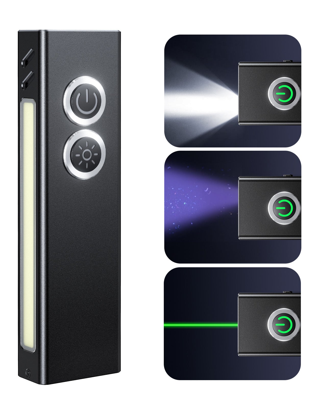 Zewdov 1300LM EDC Pocket Flashlight