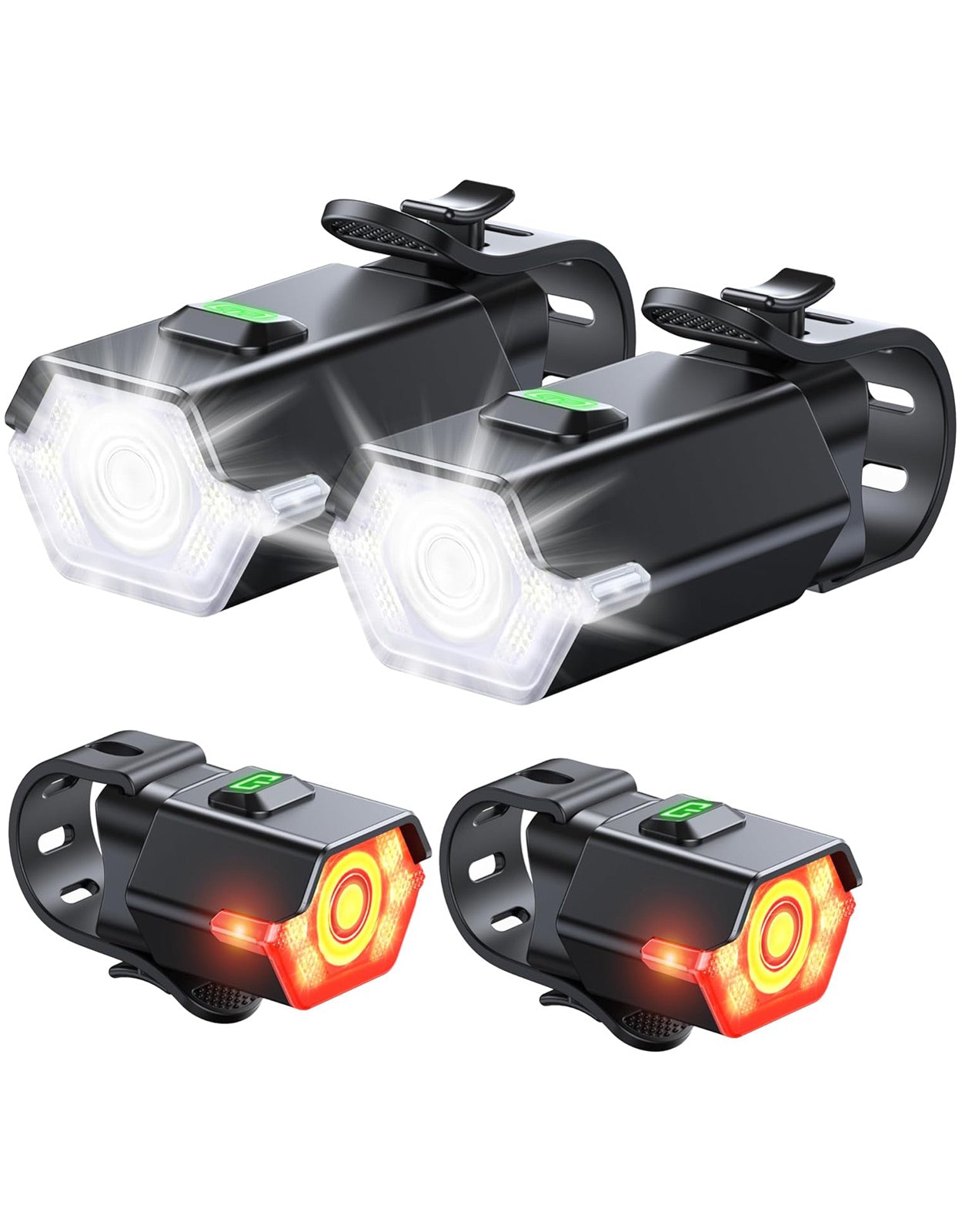Zewdov 1000 Lumens Super Bright Bike Lights for Night Riding