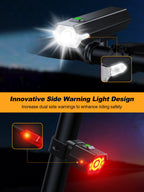 Innovative Side Warning Light Design  Increase dual side warnings to enhance riding safety