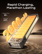 Rapid Charging,Marathon Lasting
