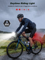 Daytime Riding Light  Suitable for daytime use in foggy/rainy conditions