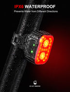 IPX6 WATERPROOF
Prevents Water from Different Directions