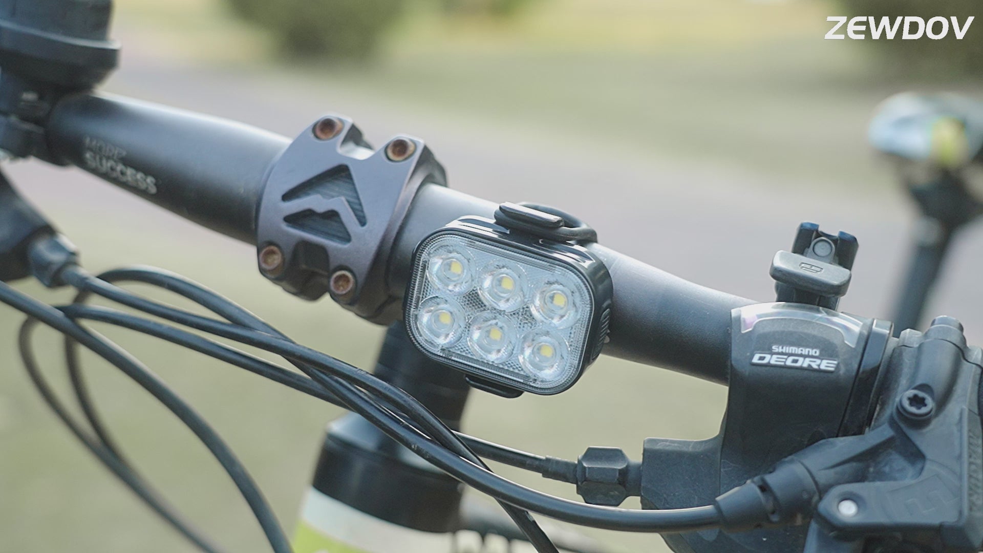 Zewdov Bike Lights Set, USB Rechargeable Front and Rear Bicycle Lights for Night Riding – Waterproof LED Safety Light