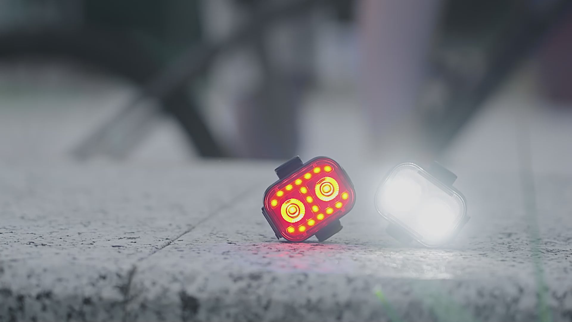 Bike Lights, Ultra-Slim & Lightweight Rechargeable Bicycle Lights Set