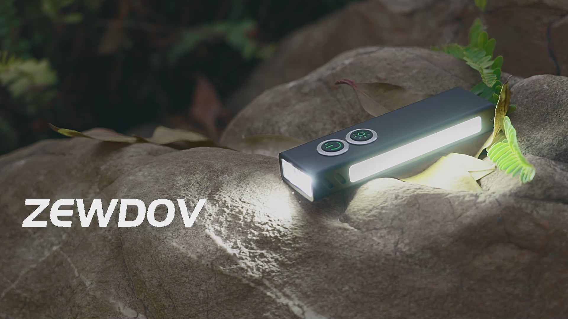 Zewdov 1300 Lumen EDC Pocket Flashlight, USB Rechargeable Mini Flashlight – Compact Everyday Carry LED Torch
